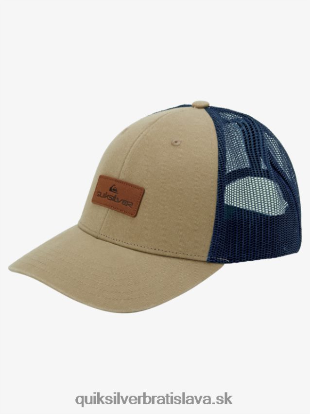 dole poklop trucker klobúk Quiksilver muži B80HXR662 plaza taupe
