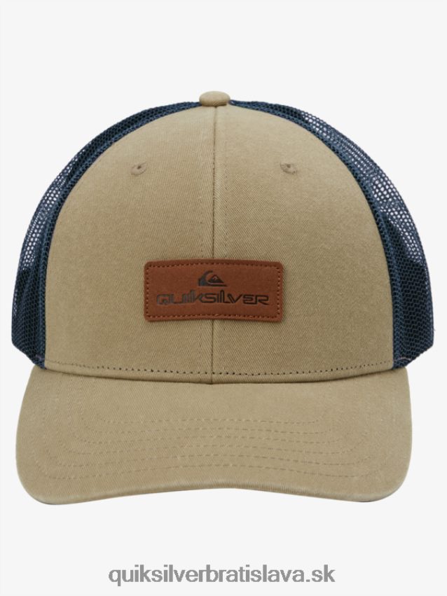 dole poklop trucker klobúk Quiksilver muži B80HXR662 plaza taupe