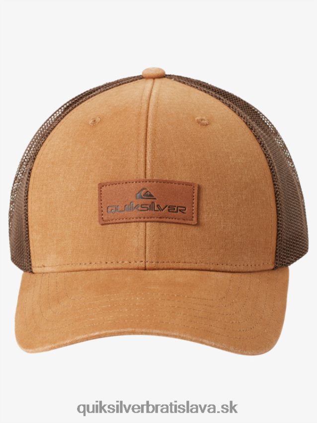 dole poklop trucker klobúk Quiksilver muži B80HXR664 rakytník hnedý