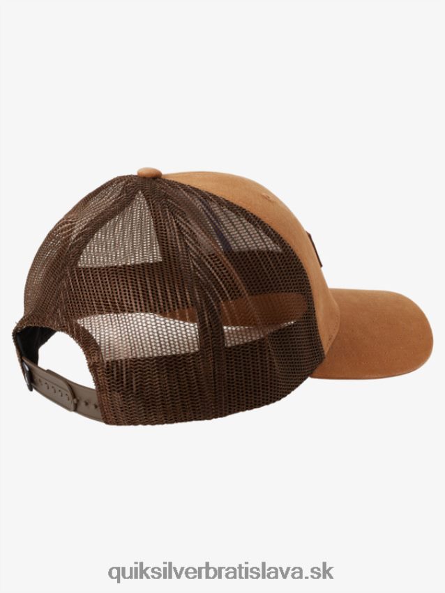 dole poklop trucker klobúk Quiksilver muži B80HXR664 rakytník hnedý
