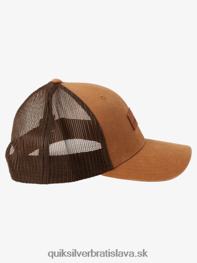 dole poklop trucker klobúk Quiksilver muži B80HXR664 rakytník hnedý