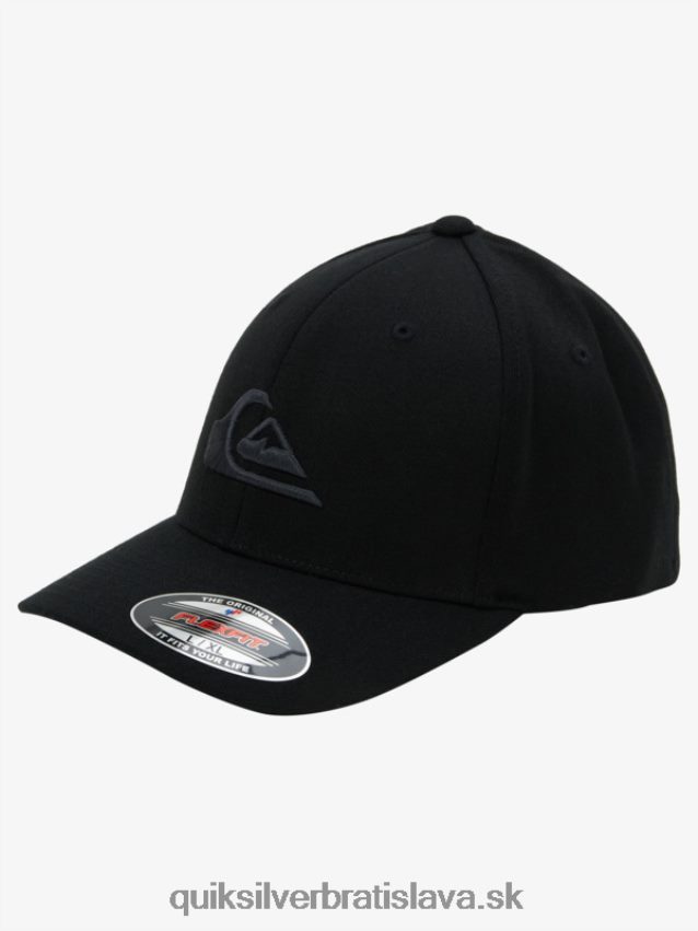 horská a vlnová flexfit čiapka Quiksilver muži B80HXR1434 čierna