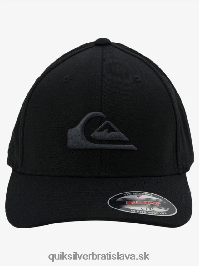 horská a vlnová flexfit čiapka Quiksilver muži B80HXR1434 čierna