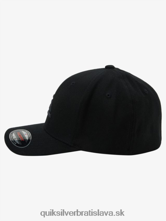 horská a vlnová flexfit čiapka Quiksilver muži B80HXR1434 čierna