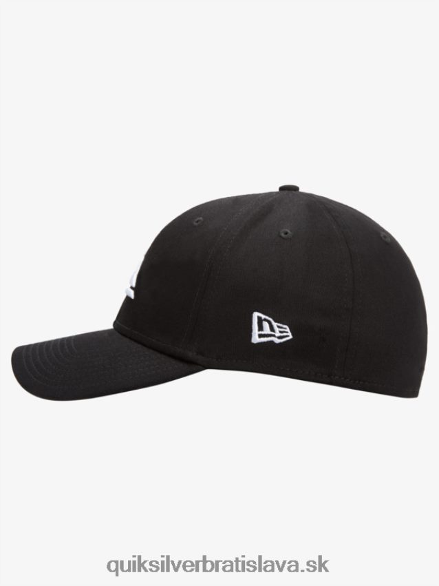 šiltovka typu mountain & wave stretch fit Quiksilver muži B80HXR1679 čierna biela