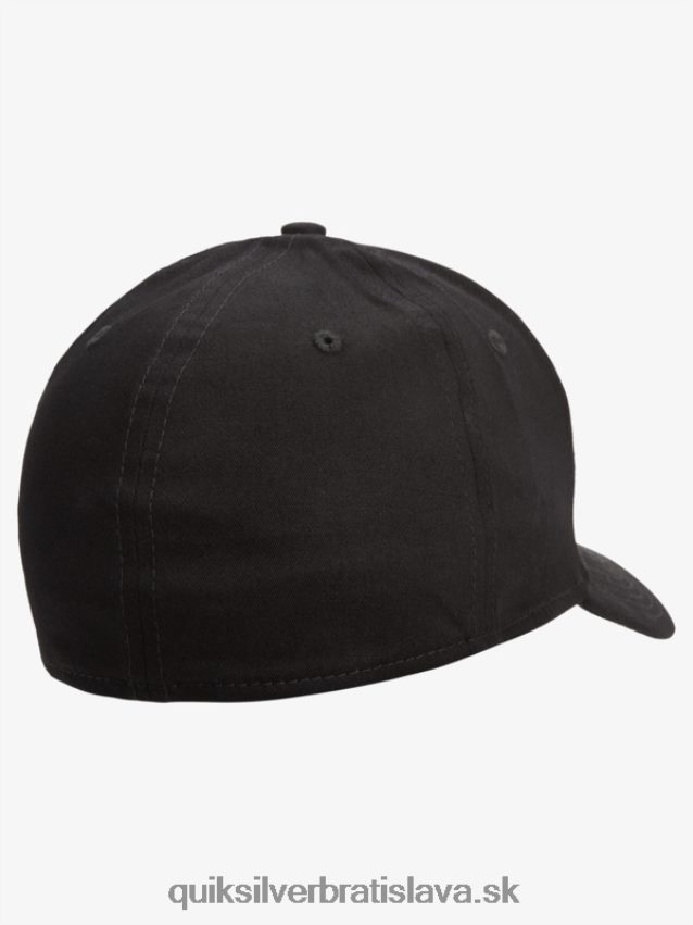šiltovka typu mountain & wave stretch fit Quiksilver muži B80HXR1679 čierna biela
