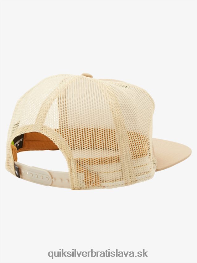 kockovaný snapback klobúk Quiksilver muži B80HXR756 olivovo sivá