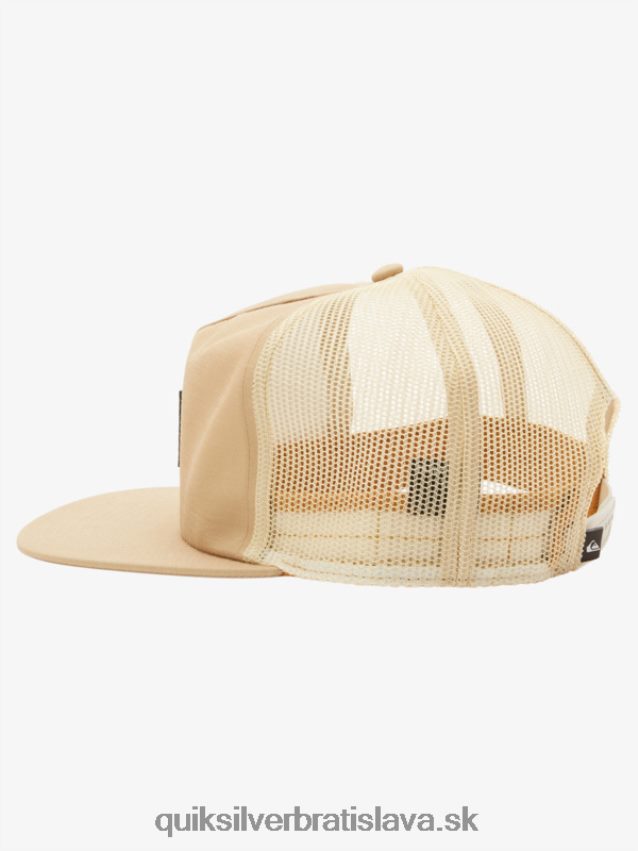 kockovaný snapback klobúk Quiksilver muži B80HXR756 olivovo sivá