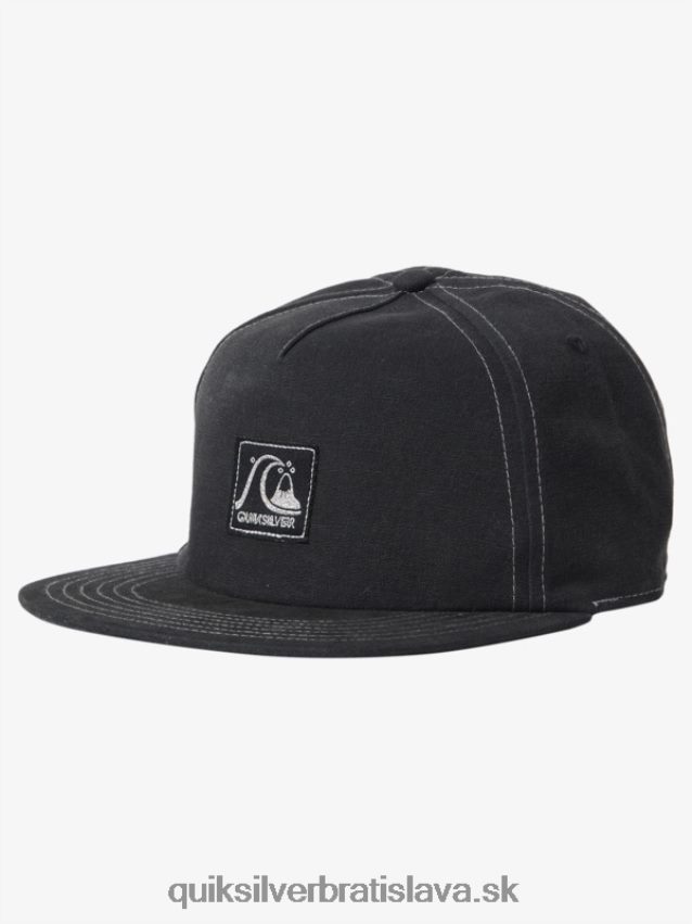originál baseballová čiapka Quiksilver muži B80HXR1187 čierna