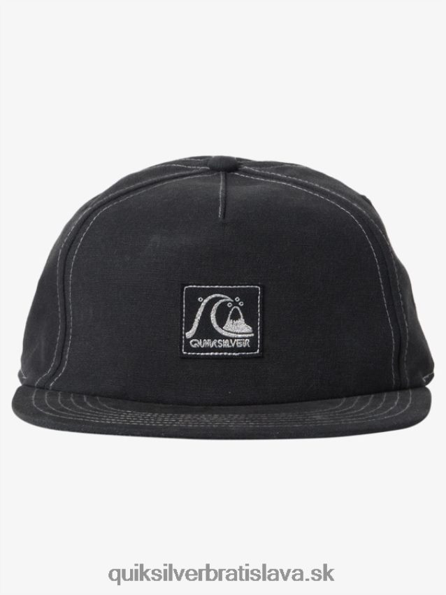 originál baseballová čiapka Quiksilver muži B80HXR1187 čierna