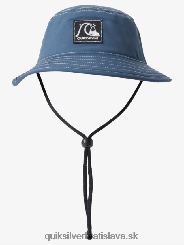 originálny boonie klobúk proti slnku Quiksilver muži B80HXR931 tmavá bridlica