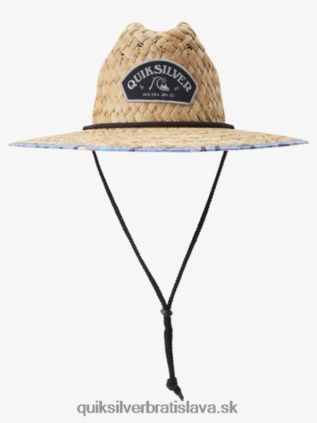 outsider slamený plavčík klobúk Quiksilver muži B80HXR389 orchideová hmla