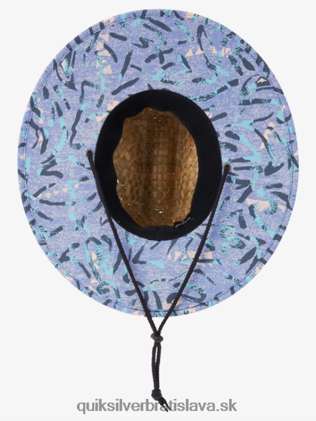 outsider slamený plavčík klobúk Quiksilver muži B80HXR389 orchideová hmla