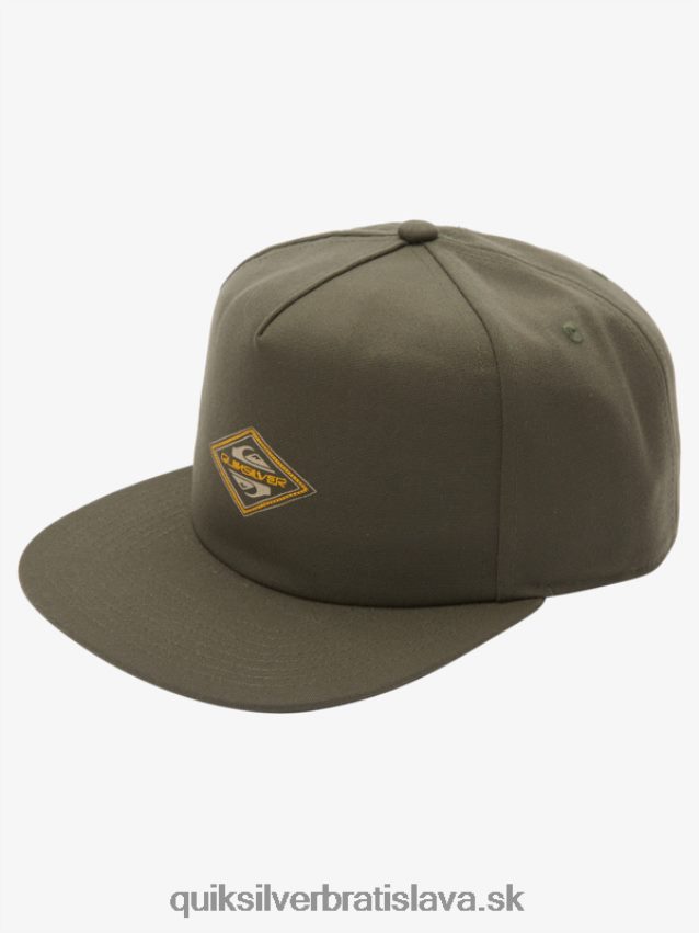 päťka snapback klobúk Quiksilver muži B80HXR1253 tymiánový vres