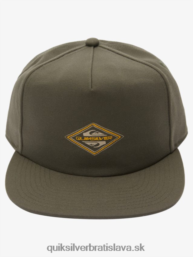 päťka snapback klobúk Quiksilver muži B80HXR1253 tymiánový vres