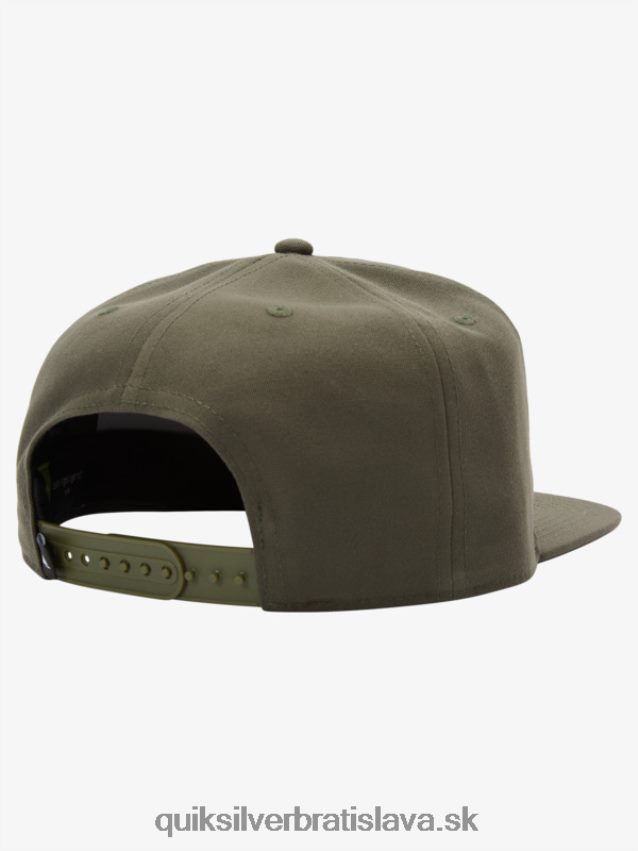 päťka snapback klobúk Quiksilver muži B80HXR1253 tymiánový vres