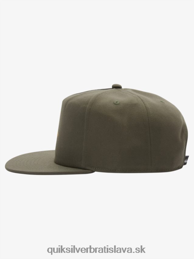 päťka snapback klobúk Quiksilver muži B80HXR1253 tymiánový vres