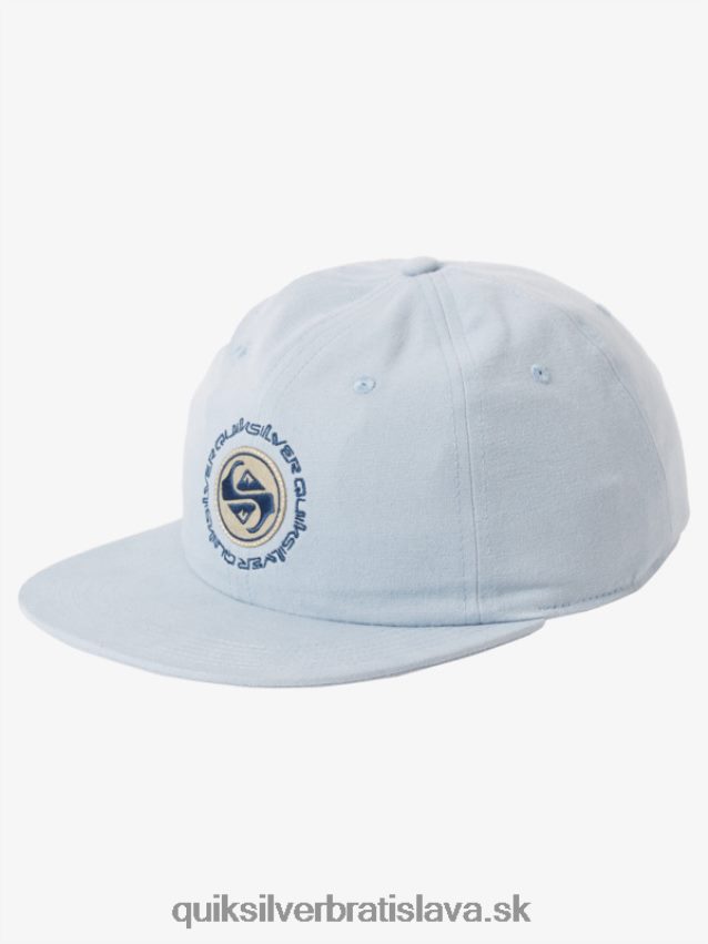 plátenný strapback klobúk arvo kickback Quiksilver muži B80HXR1687 ashley modrá