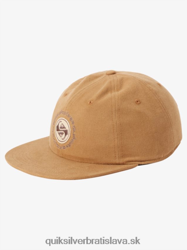 plátenný strapback klobúk arvo kickback Quiksilver muži B80HXR1688 rakytník hnedý