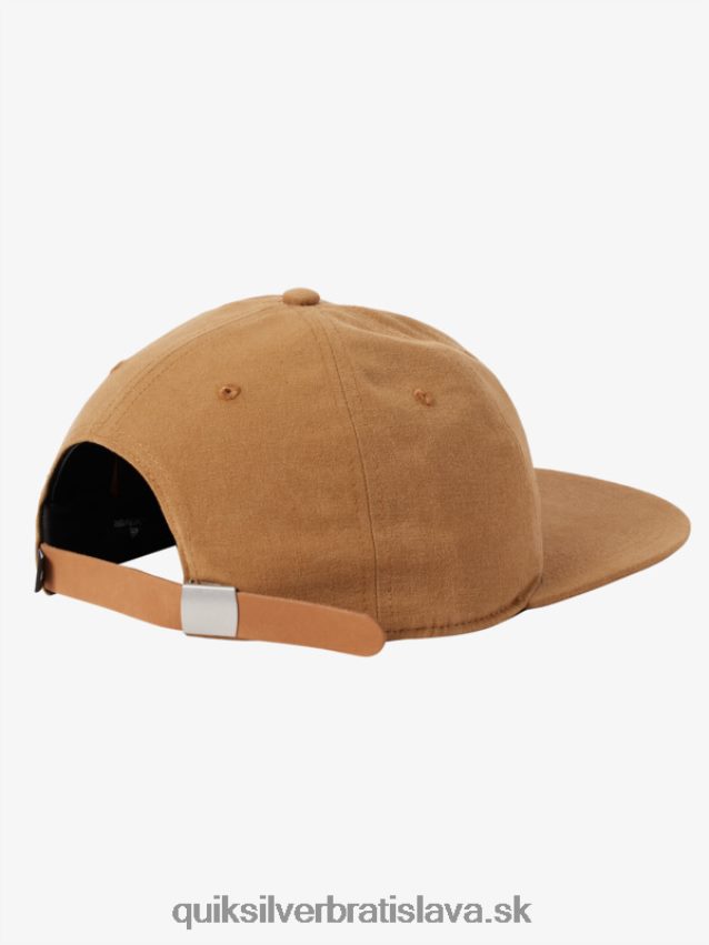 plátenný strapback klobúk arvo kickback Quiksilver muži B80HXR1688 rakytník hnedý