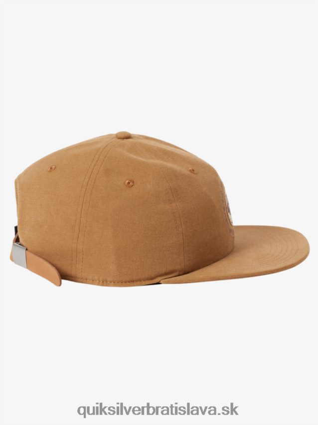 plátenný strapback klobúk arvo kickback Quiksilver muži B80HXR1688 rakytník hnedý