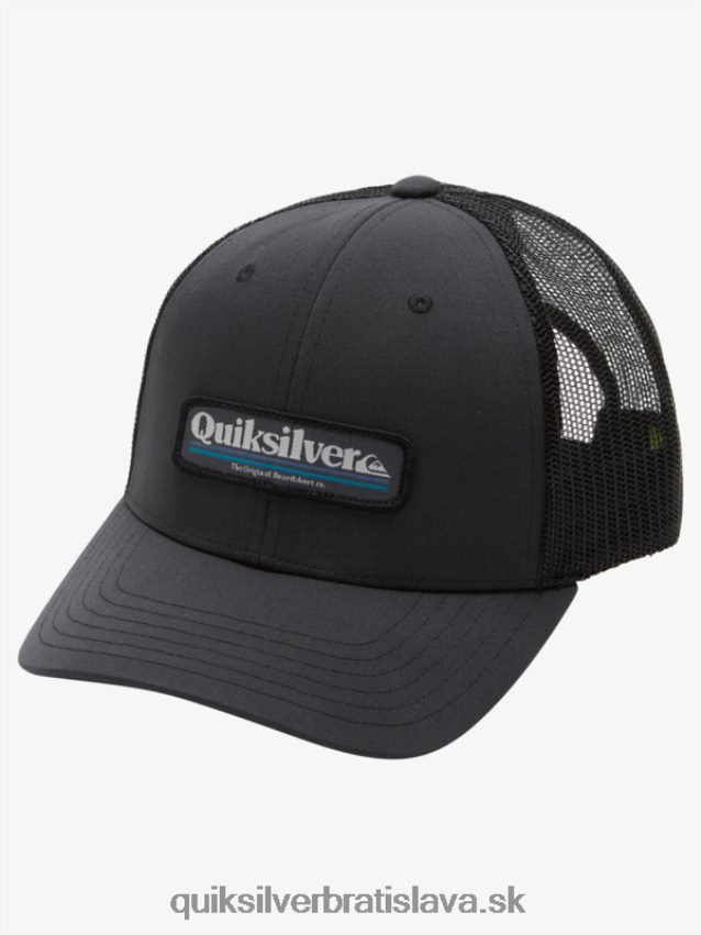 prísny klobúk kamionistu Quiksilver muži B80HXR965 čierna