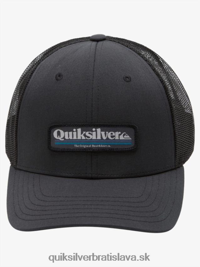prísny klobúk kamionistu Quiksilver muži B80HXR965 čierna