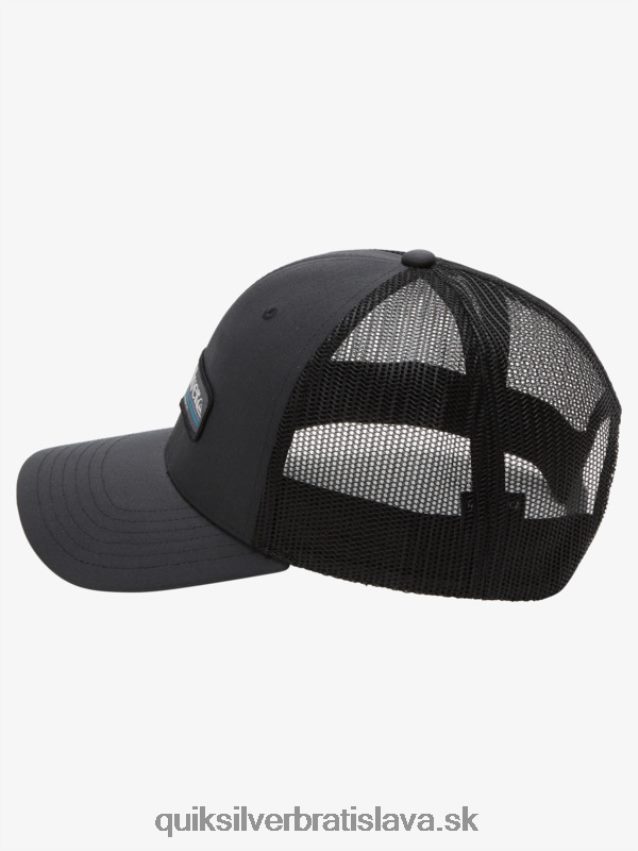 prísny klobúk kamionistu Quiksilver muži B80HXR965 čierna