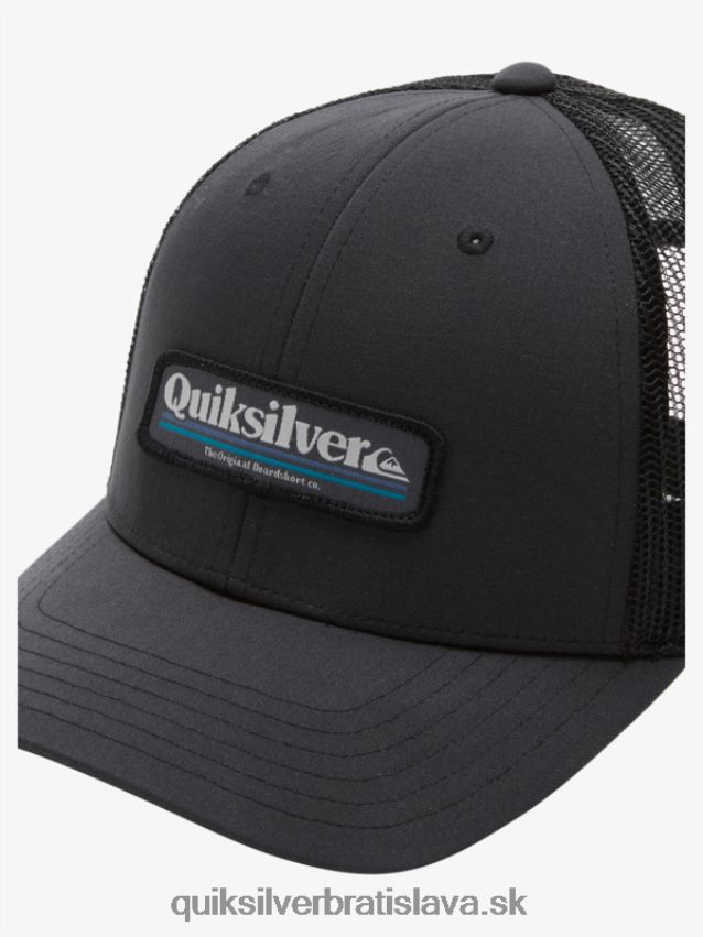 prísny klobúk kamionistu Quiksilver muži B80HXR965 čierna