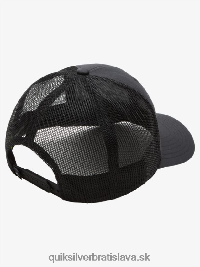 prísny klobúk kamionistu Quiksilver muži B80HXR965 čierna