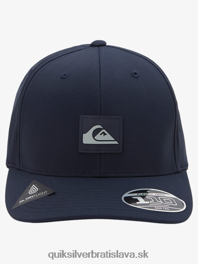 prispôsobená flexfit čiapka Quiksilver muži B80HXR805 insígnie modrá
