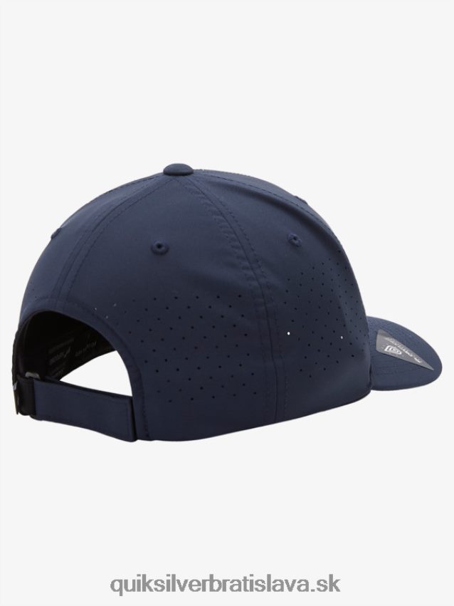 prispôsobená flexfit čiapka Quiksilver muži B80HXR805 insígnie modrá