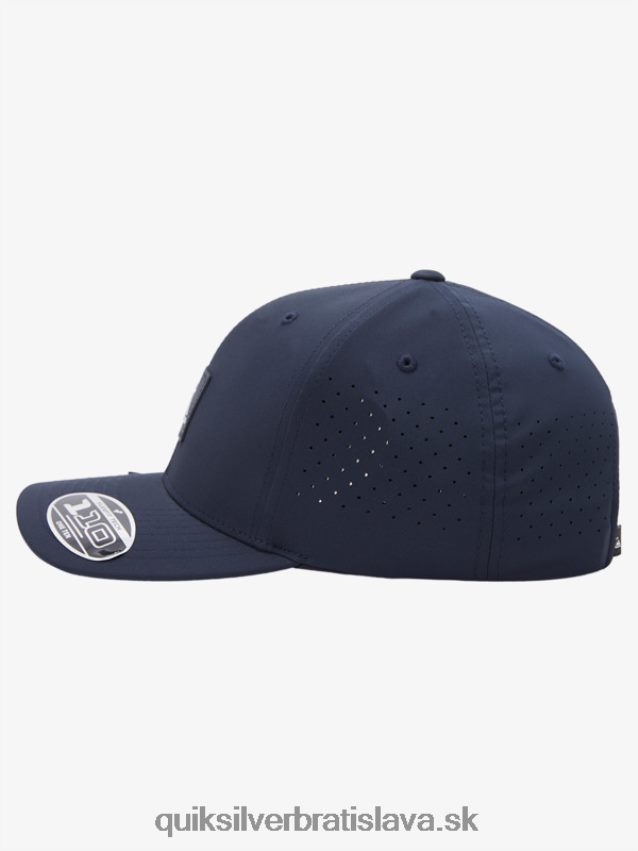 prispôsobená flexfit čiapka Quiksilver muži B80HXR805 insígnie modrá