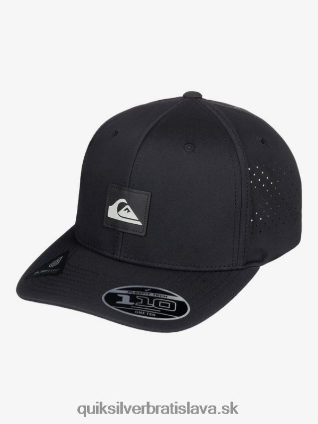 prispôsobená flexfit čiapka Quiksilver muži B80HXR806 čierna