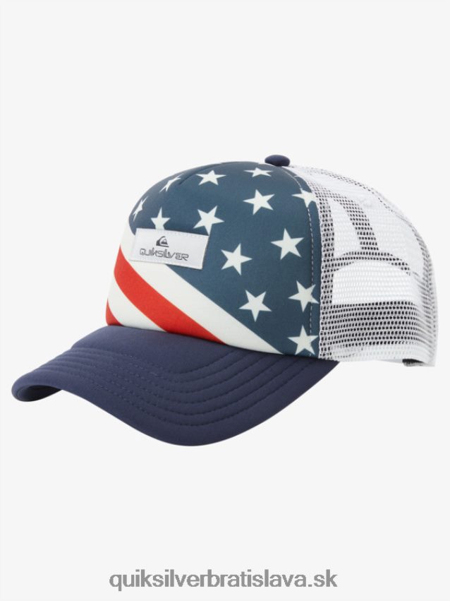 straka coop trucker klobúk Quiksilver muži B80HXR563 polnočné námorníctvo