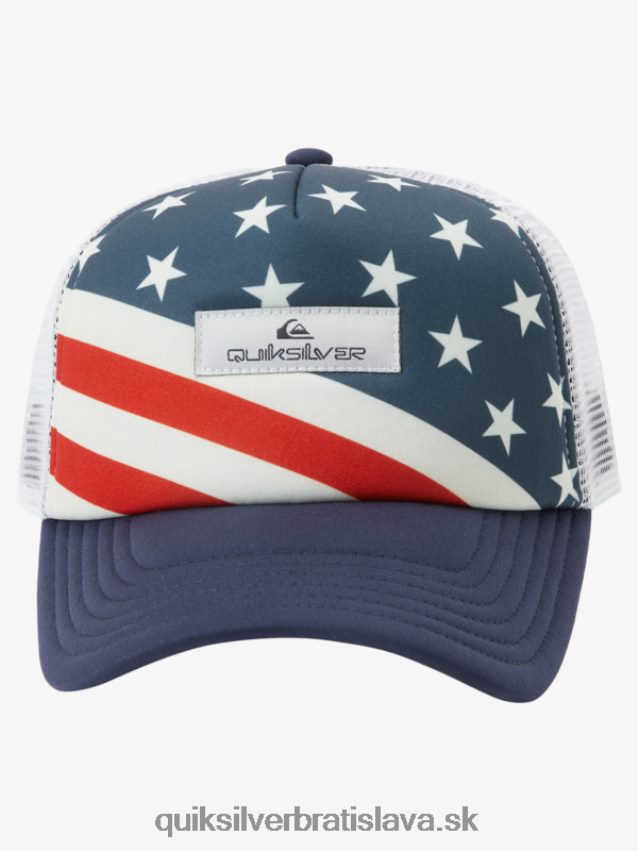 straka coop trucker klobúk Quiksilver muži B80HXR563 polnočné námorníctvo