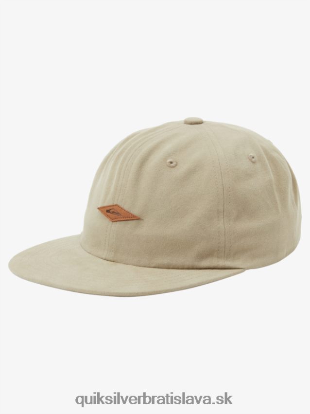 stratený pobrežný baseballový klobúk Quiksilver muži B80HXR470 olivovo sivá