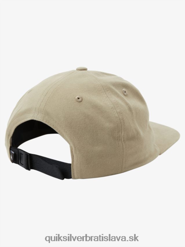stratený pobrežný baseballový klobúk Quiksilver muži B80HXR470 olivovo sivá