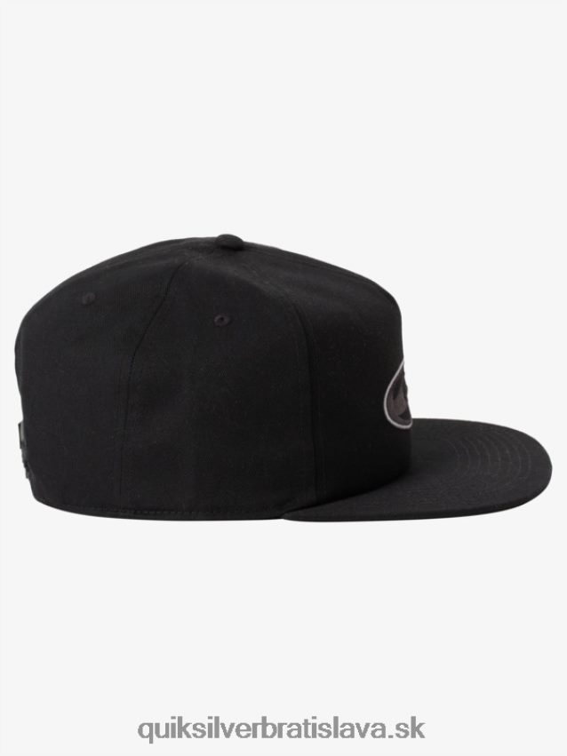 stredný psí snapback klobúk Quiksilver muži B80HXR1695 čierna