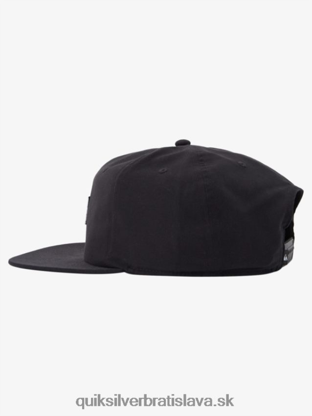 strieborný dolár snapback klobúk Quiksilver muži B80HXR1665 čierna