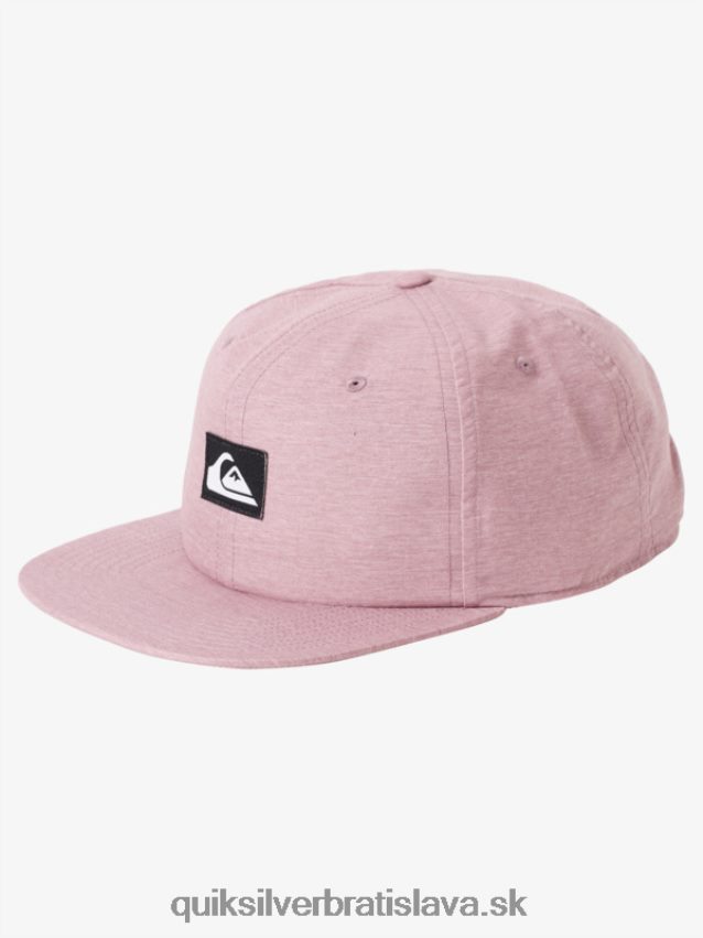 strieborný dolár snapback klobúk Quiksilver muži B80HXR1666 tmavá orchidea vres
