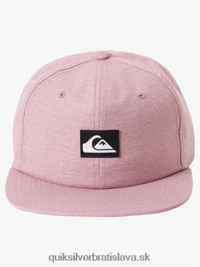 strieborný dolár snapback klobúk Quiksilver muži B80HXR1666 tmavá orchidea vres