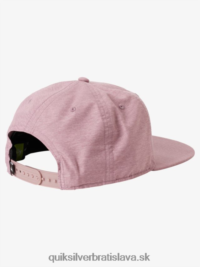 strieborný dolár snapback klobúk Quiksilver muži B80HXR1666 tmavá orchidea vres
