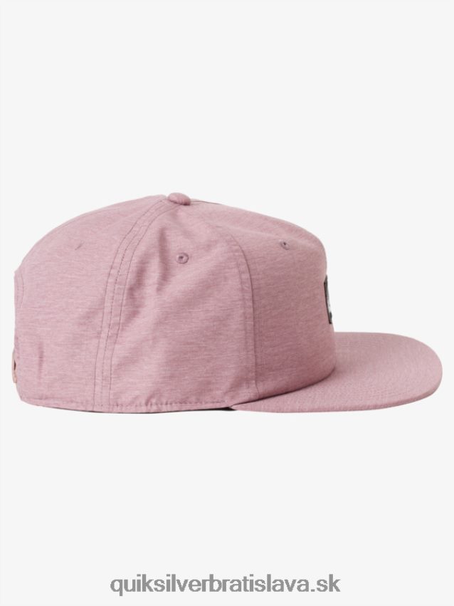 strieborný dolár snapback klobúk Quiksilver muži B80HXR1666 tmavá orchidea vres