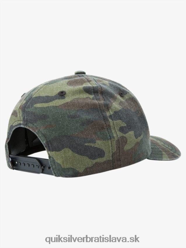 uzemnený americký snapback klobúk Quiksilver muži B80HXR796 camo