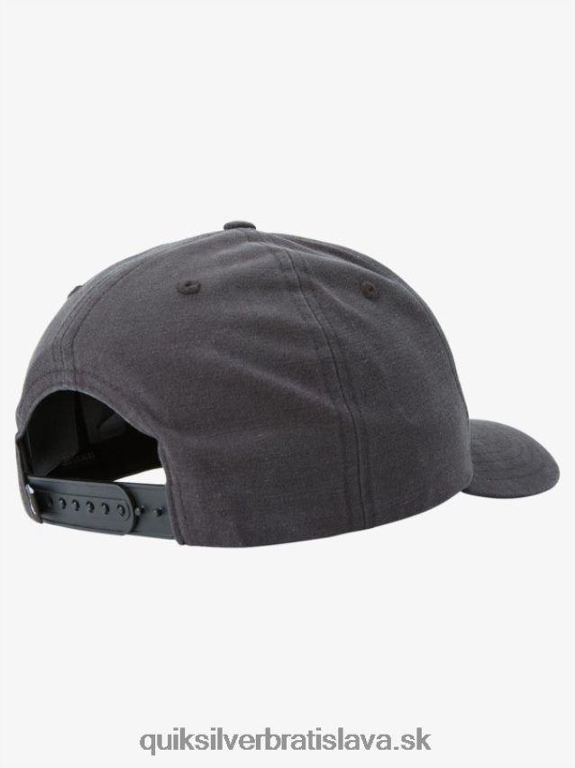 uzemnený americký snapback klobúk Quiksilver muži B80HXR797 čierna