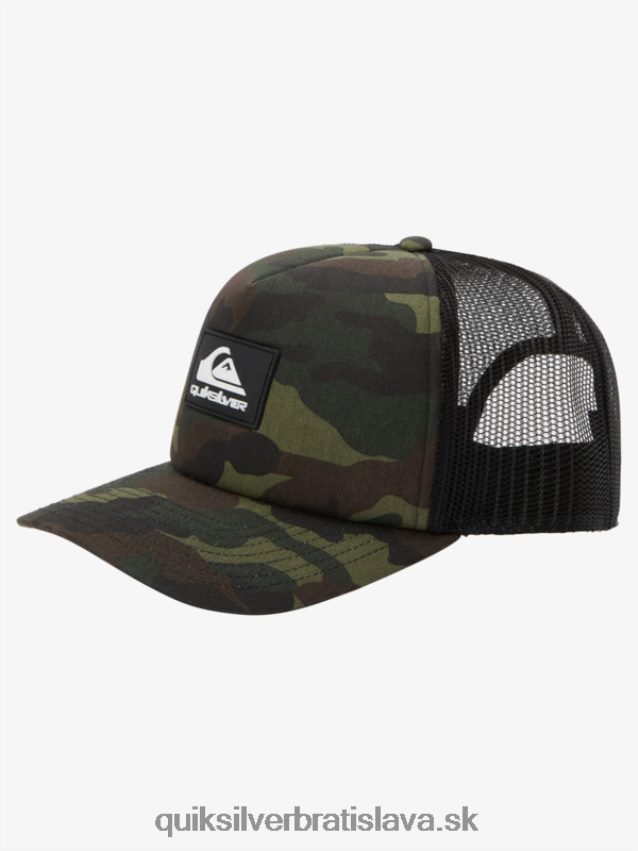 všemocný snapback klobúk Quiksilver muži B80HXR487 lesná kamufláž