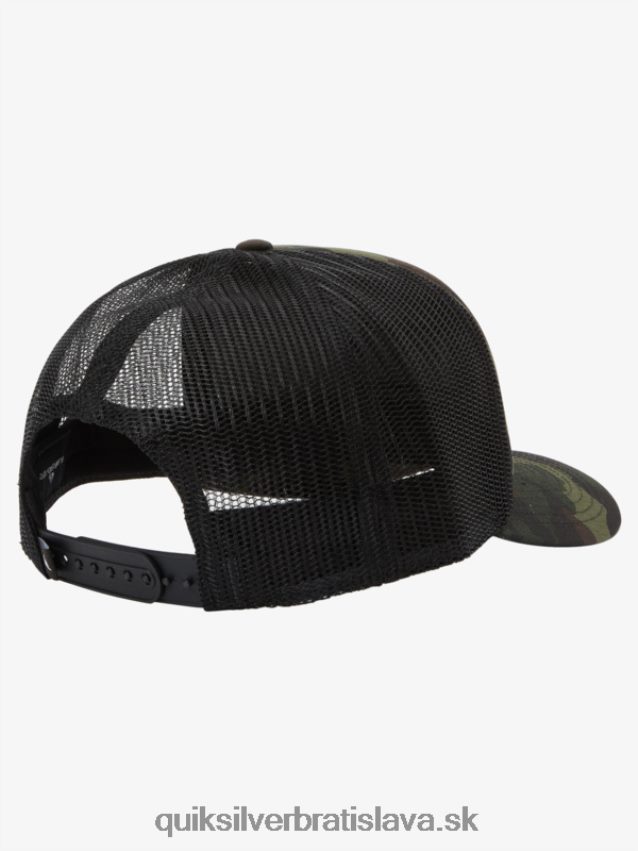 všemocný snapback klobúk Quiksilver muži B80HXR487 lesná kamufláž