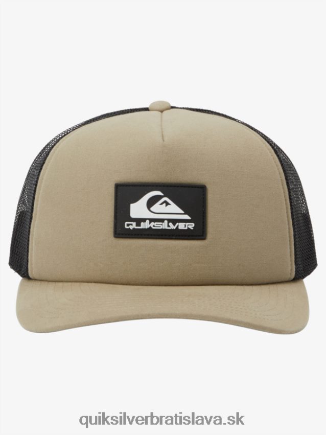 všemocný snapback klobúk Quiksilver muži B80HXR488 olivovo sivá