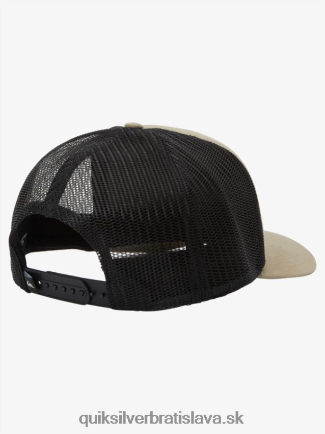 všemocný snapback klobúk Quiksilver muži B80HXR488 olivovo sivá
